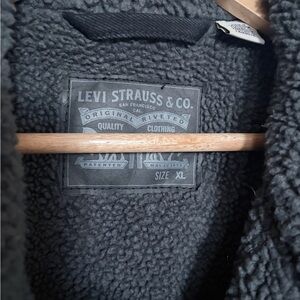 Levi Strauss & Co. Black Sherpa Jacket